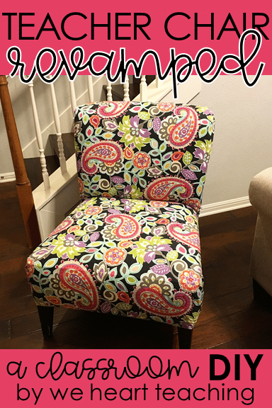 Monday Made-It: Revamped Teacher’s Chair