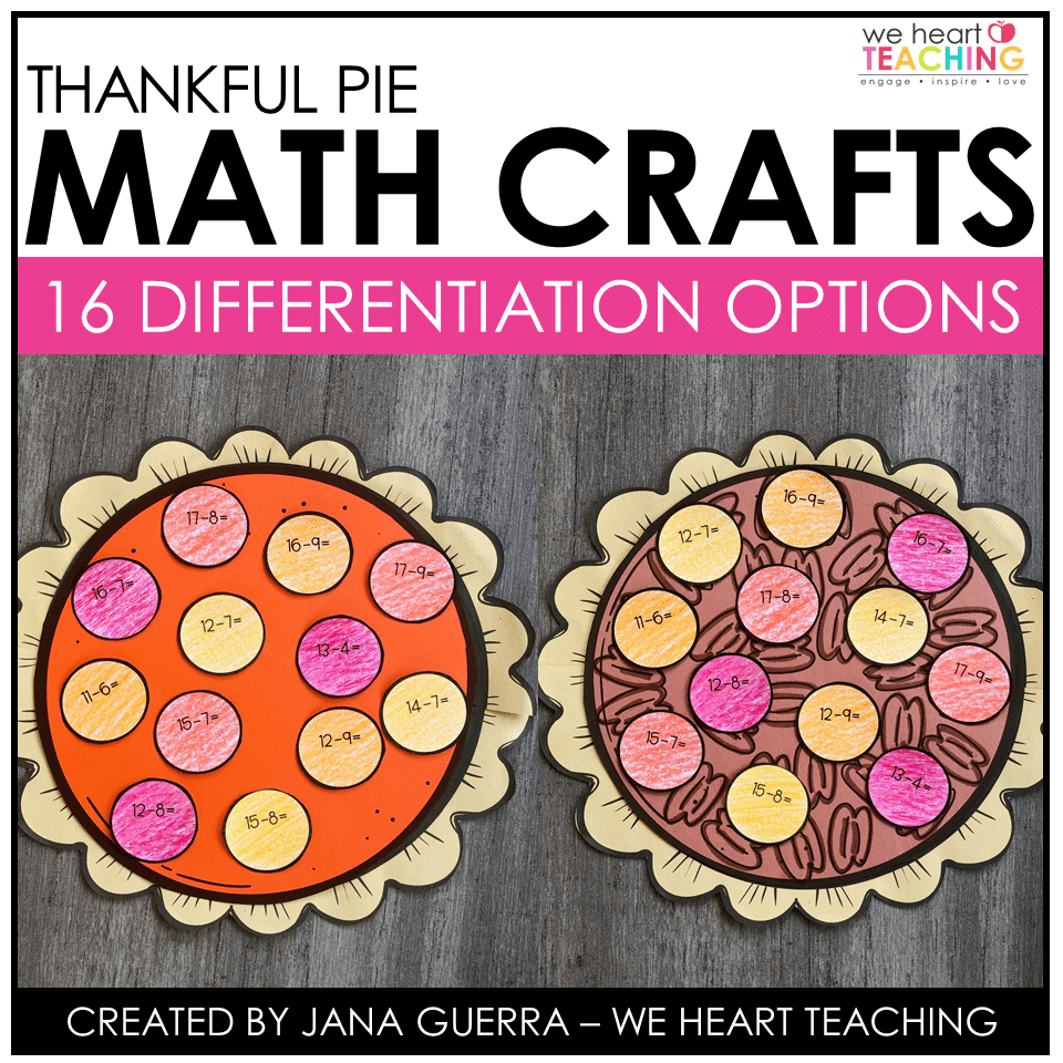 Thanksgiving Math Crafts