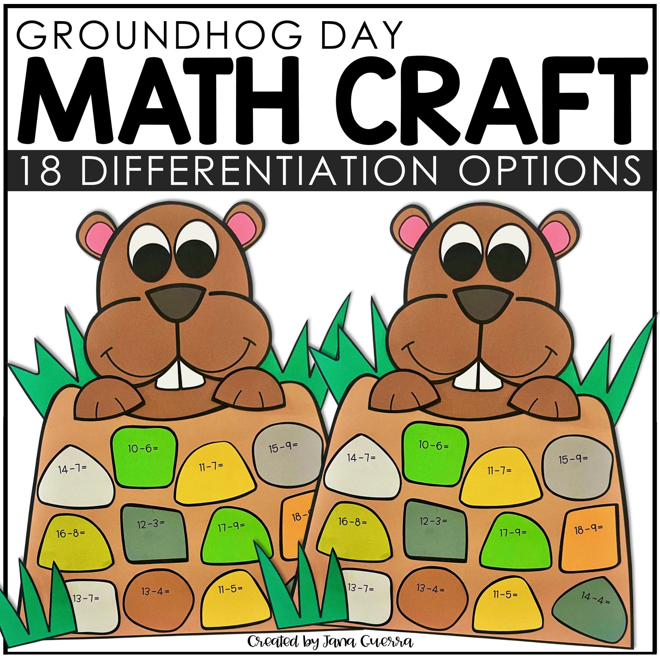Groundhog Day Math Craft