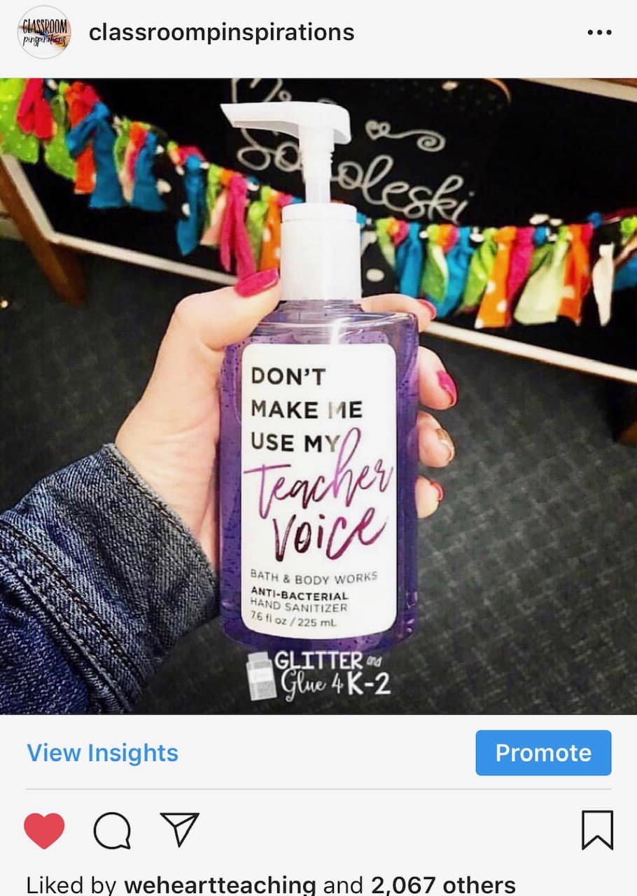  Whitney from  @glitterandglue4k2  found this hand sanitizer at Bath &amp; Body Works, and we’re pretty sure we need it asap. 