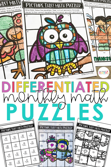MONTHLY MATH PUZZLES