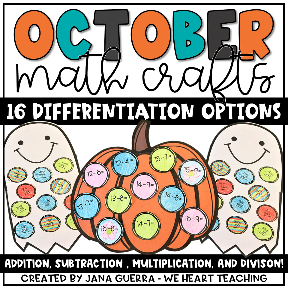 October Math Crafts