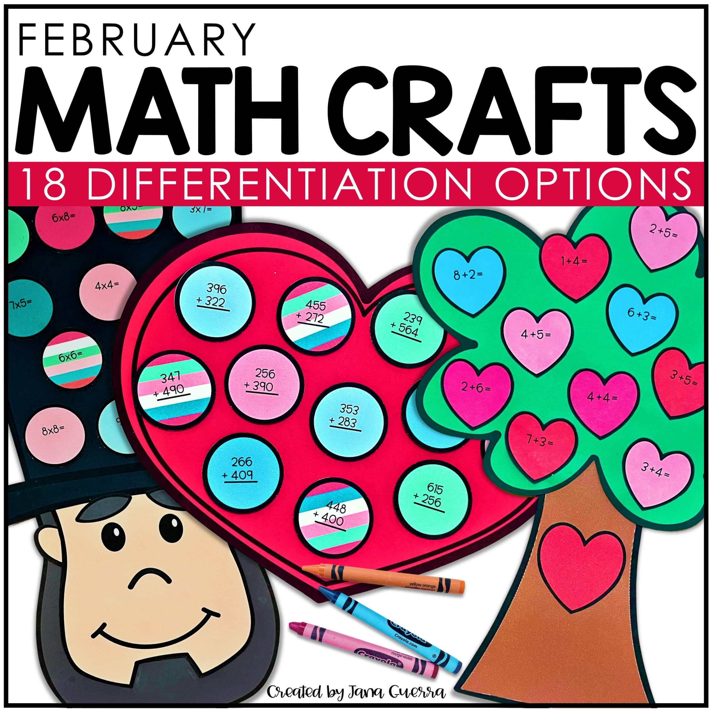 February Math Crafts
