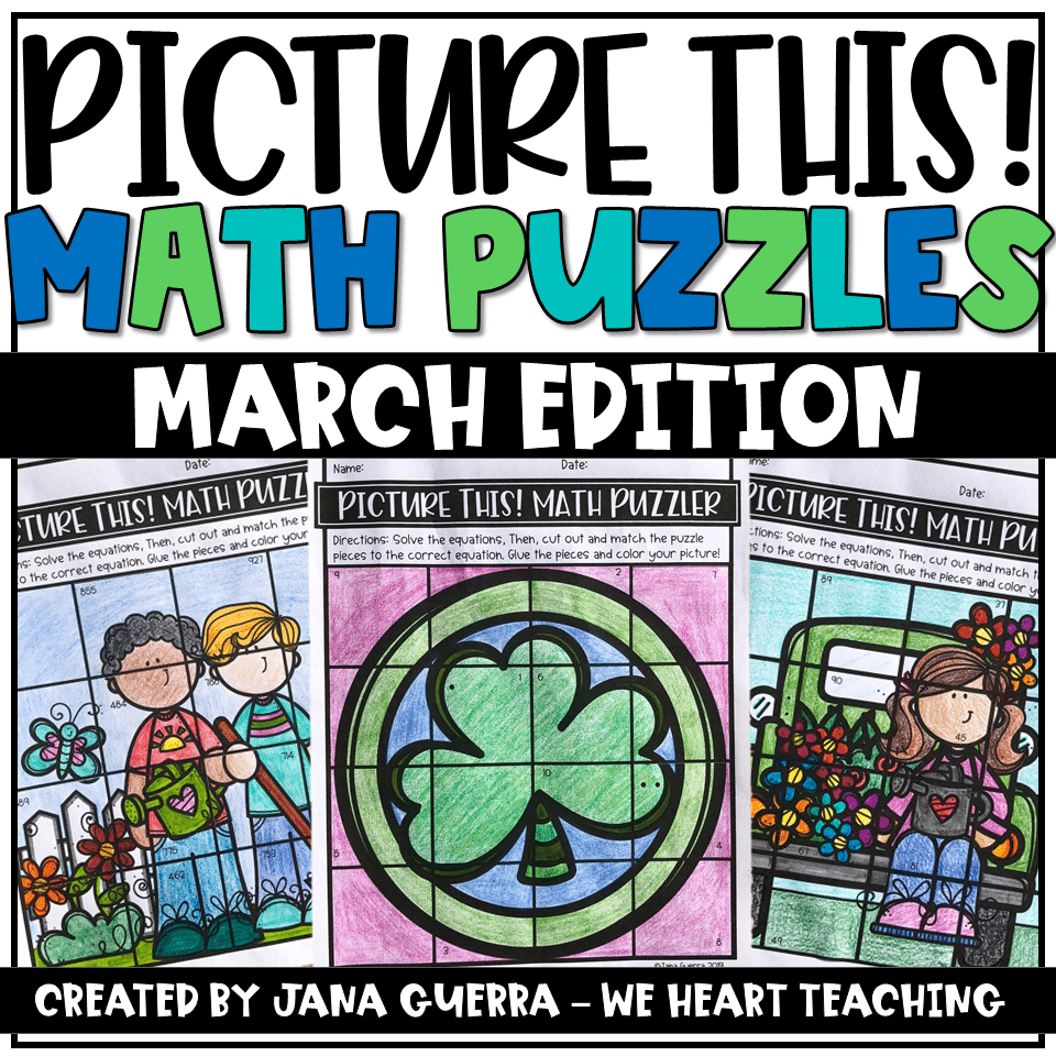 March Math Puzzles