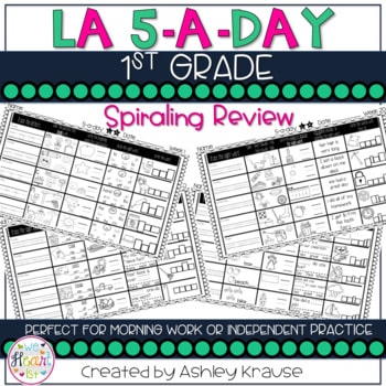 5-a-Day LA: 1st Grade Weekly Spiraling Review (Full Year)